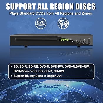 Amazon.com: HD Blu Ray Player, Blue Ray/DVD/CD Player for TV, Play
